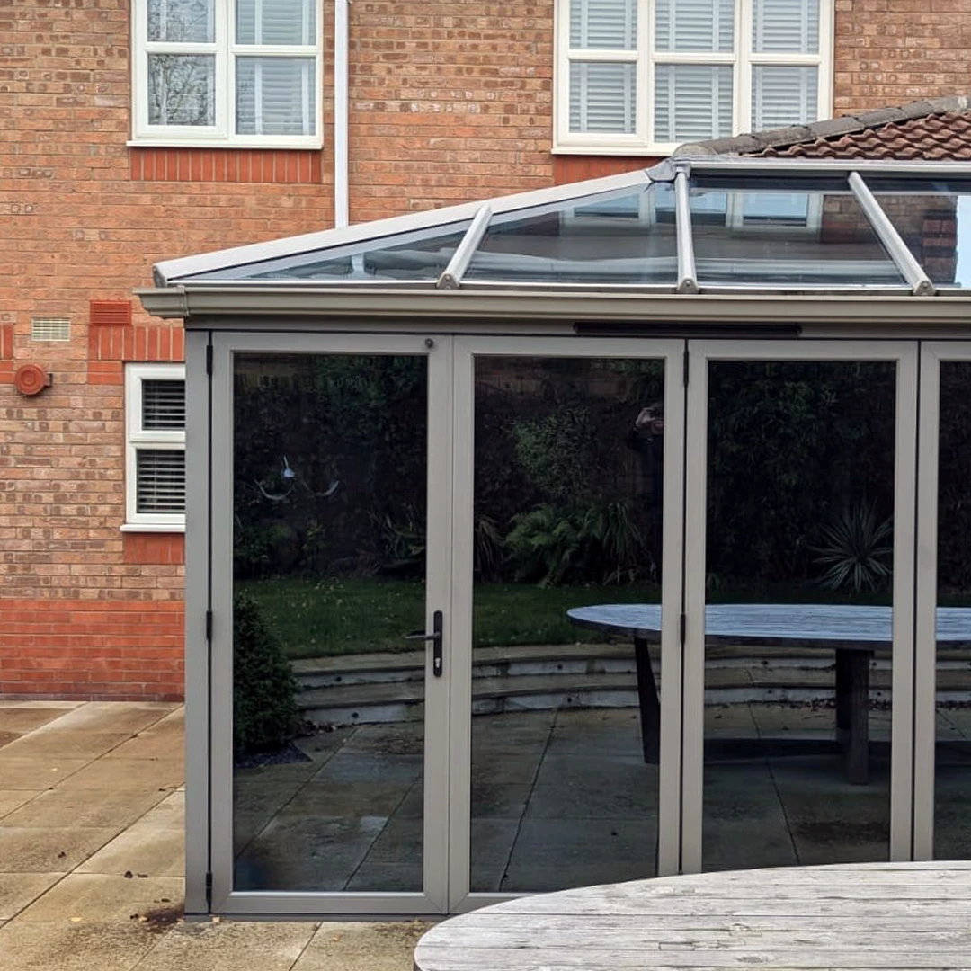 Privacy Film On A Residential Conservatory.